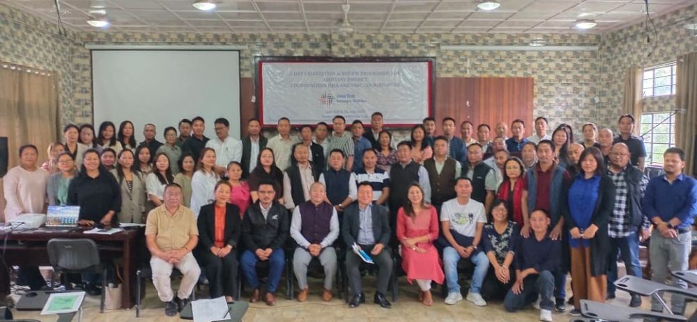 Jamithung Lotha and others during the orientation programme in Kohima on May 6. (Morung Photo)
